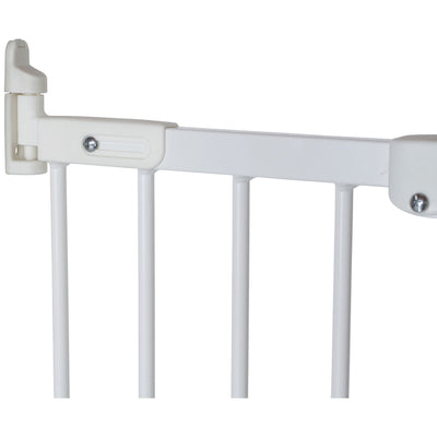 BabyDan FlexiFit Wooden 42 Inch Wall Mounted Baby Safety Gate, White (Used)