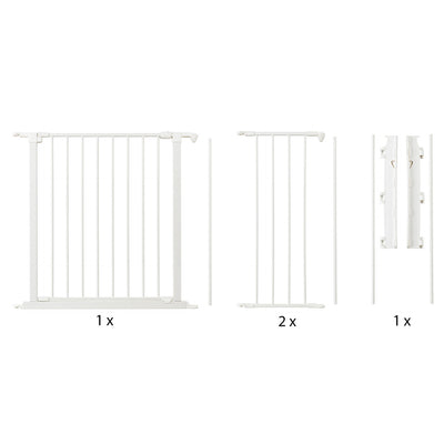 BabyDan Flex Medium Adjustable 35-58" Wall Mounted Baby Safety Gate (Open Box)