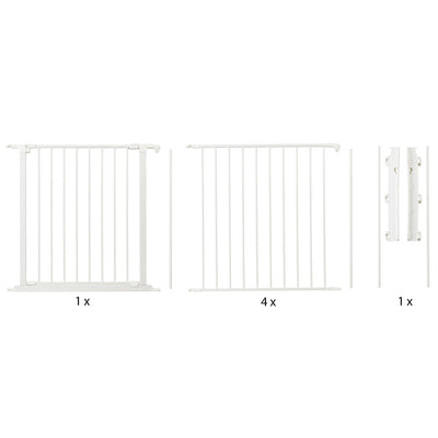 BabyDan Flex XXL Room Divider 35-138 Inch Baby Safety Gate, White (Open Box)