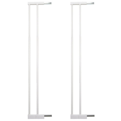 Scandinavian Pet Design Xtra Tall 3" Portable Pet Gate Extension, White (2 Pack)