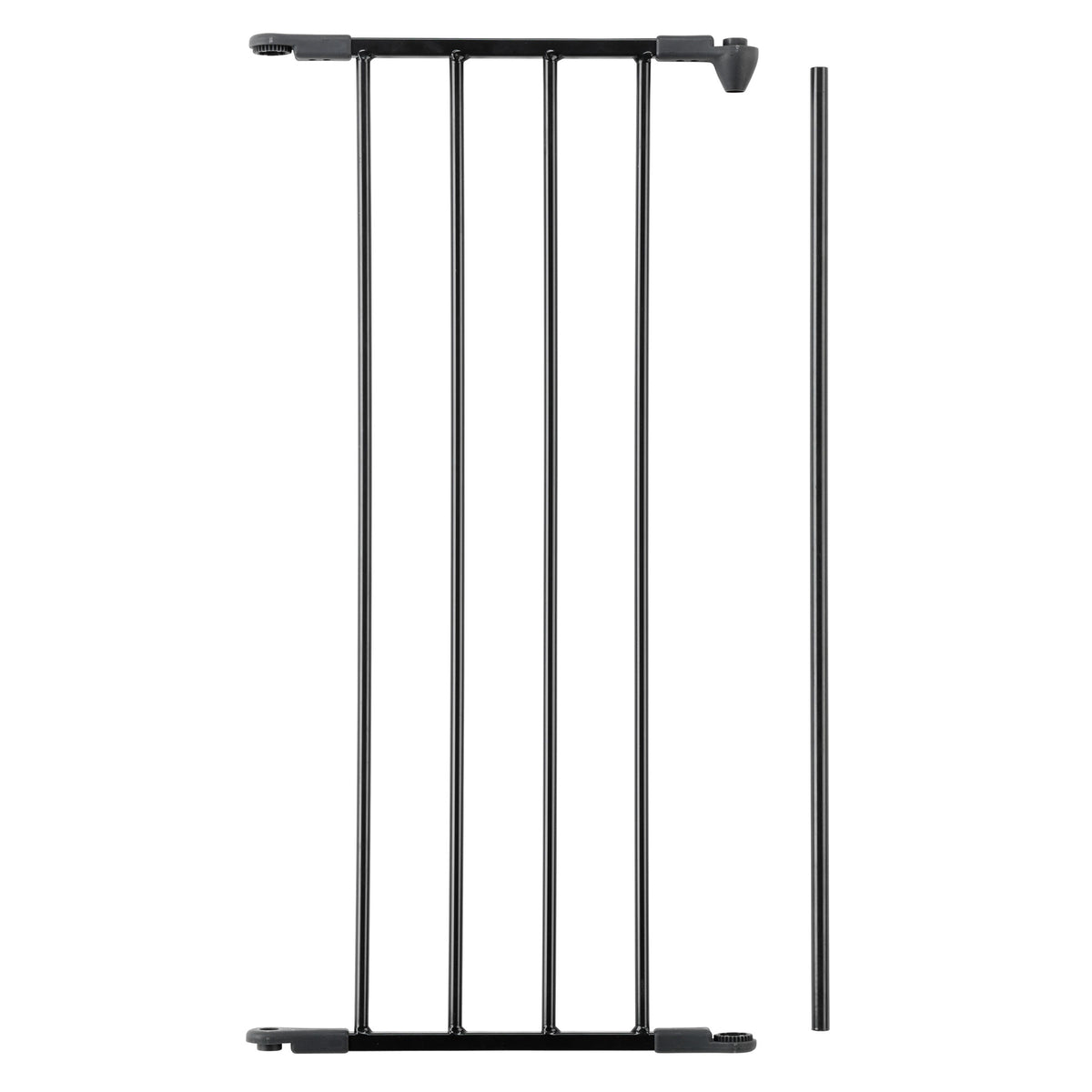 BabyDan 67236 Flex 13 Inch Baby and Pet Gate Extension Panel Accessory, Black