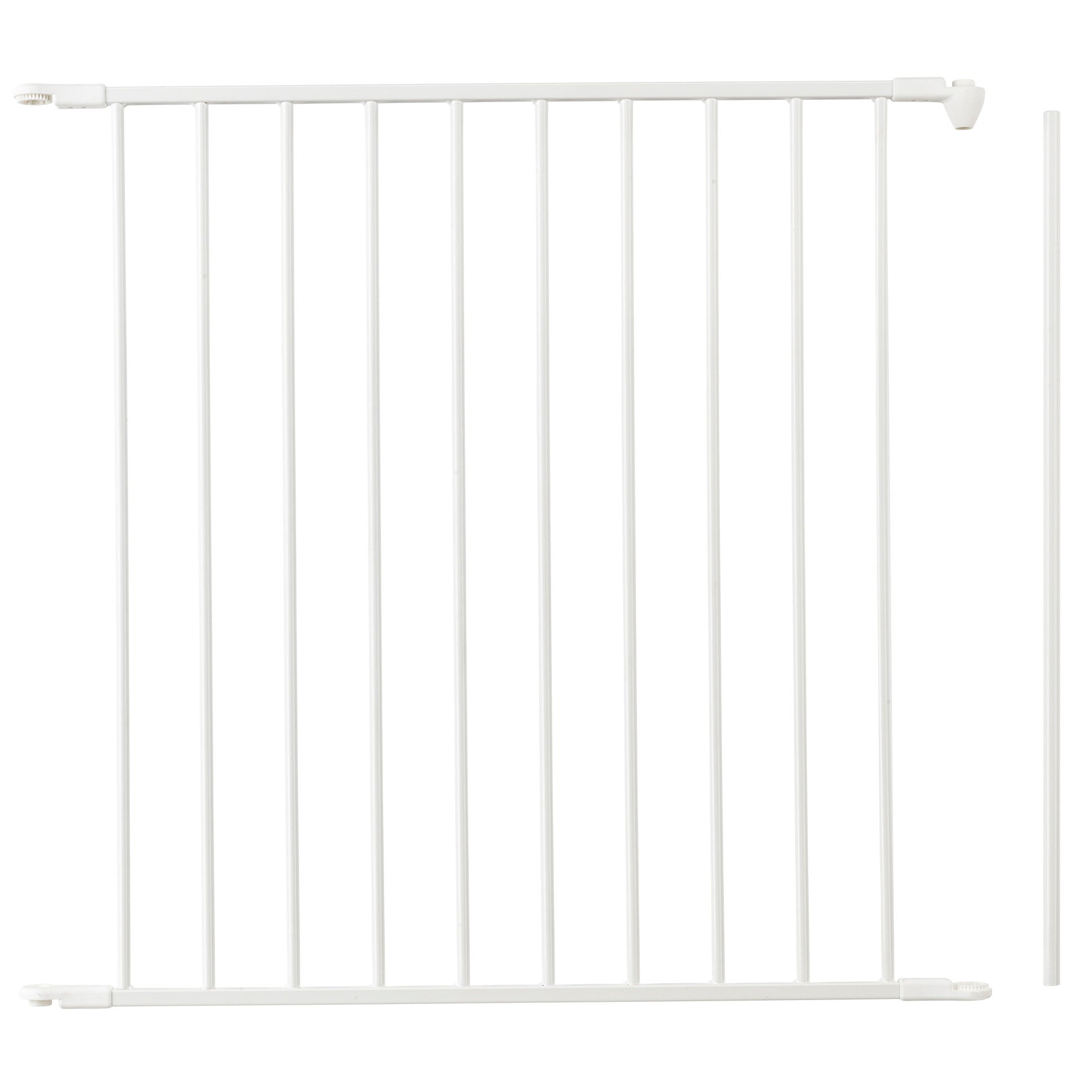 BabyDan 67254 Flex 28.4 Inch Baby and Pet Gate Extension Panel Accessory, White