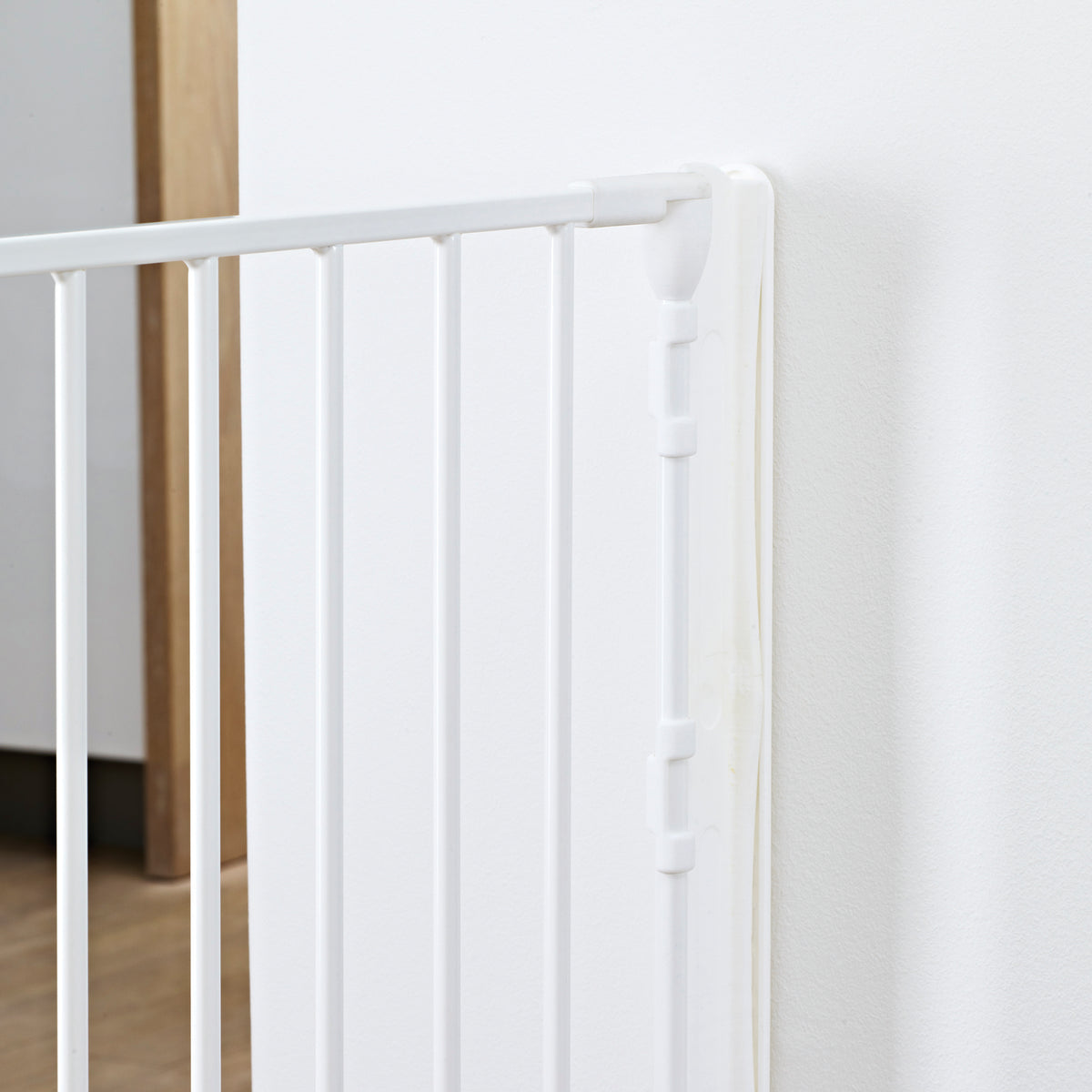 BabyDan Flex 35.4-87.8 Large Size Metal Safety Baby Gate & Room Divider, White