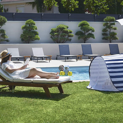 Babymoov Kid's UV Resistant Portable Pop Up Sun Shelter and Marine Play Tent - VMInnovations