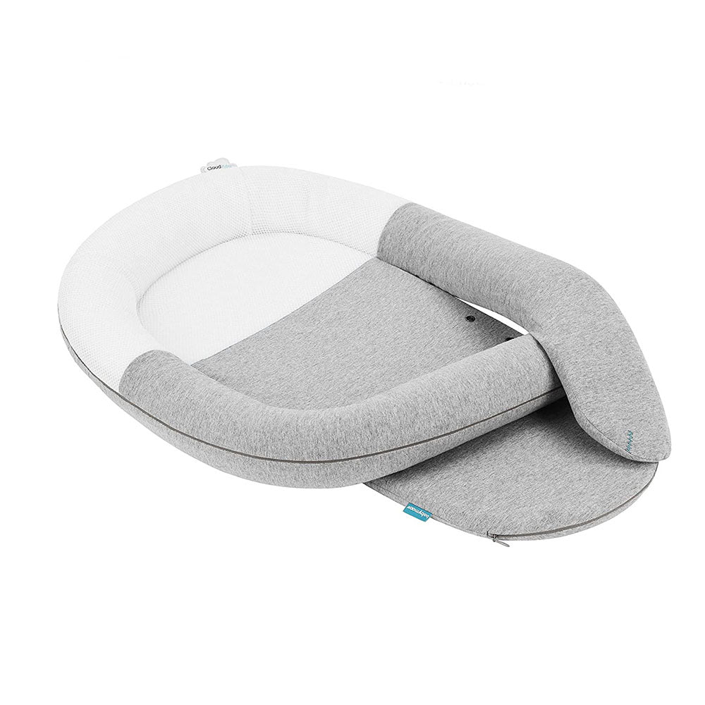 Babymoov Cloudnest Ultra Comfortable Supportive Baby Newborn Lounger Pad, Gray - VMInnovations