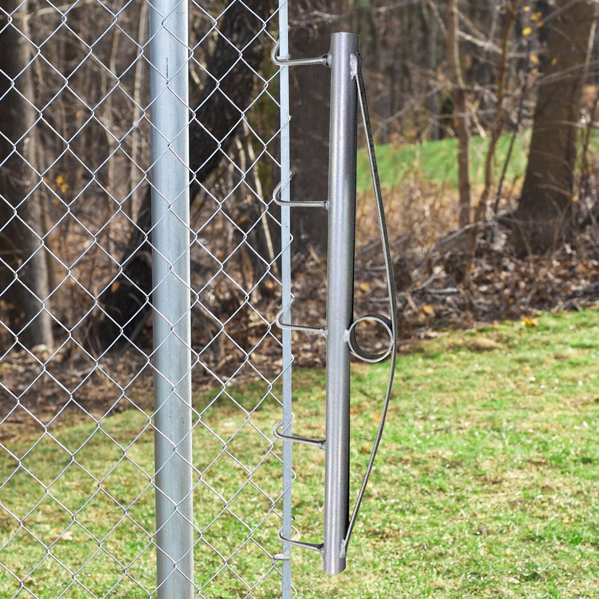 Field Tuff 36" Long Chain Link Fence Stretcher w/5 Hook Design, Silver(Open Box) - VMInnovations