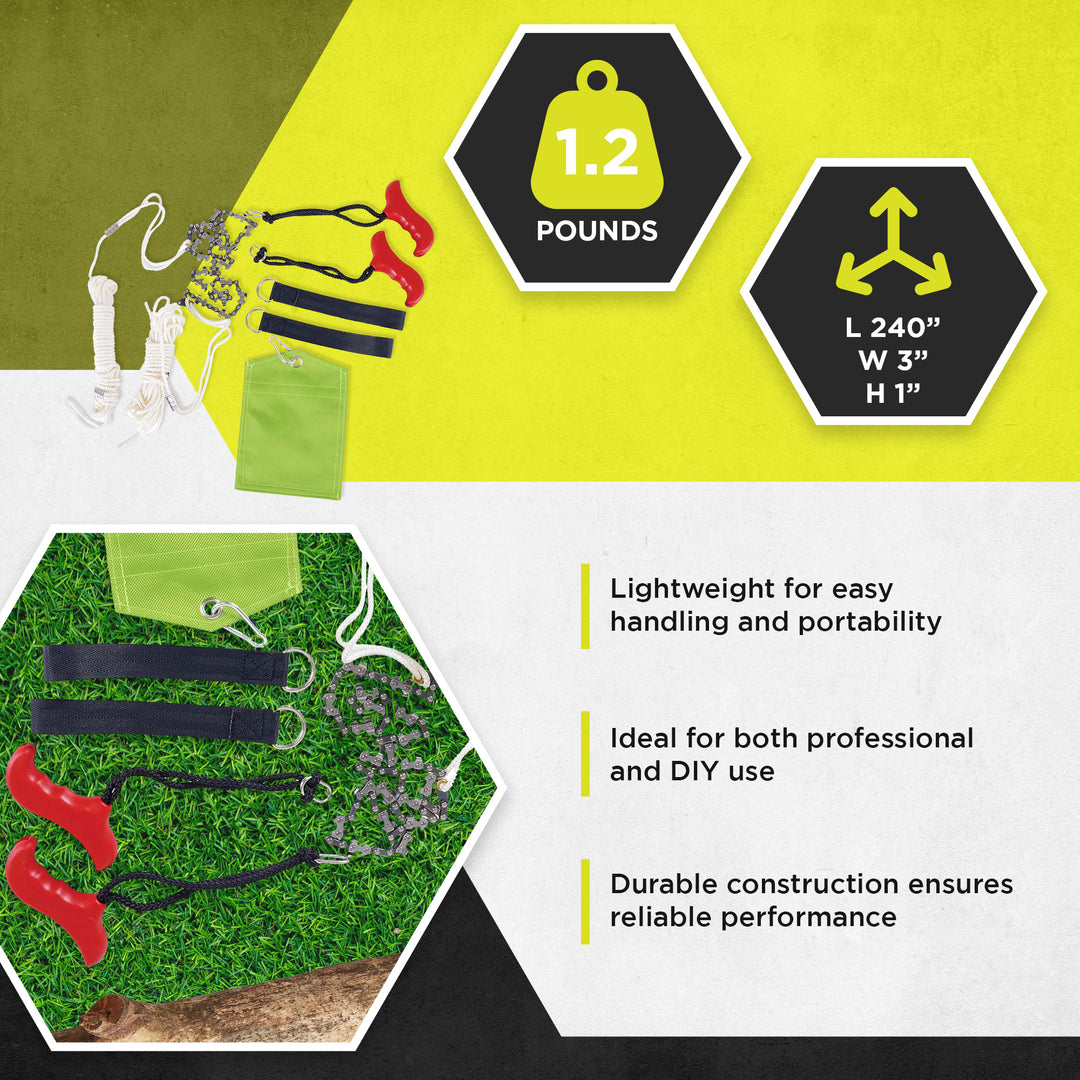 Timber Tuff Rope Saw w/ High Speed Steel Blade Material for Tools/Home(Open Box)