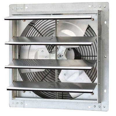 iLiving 16" Variable Speed Wall Mount Shutter Exhaust Fan, Certified Refurbished