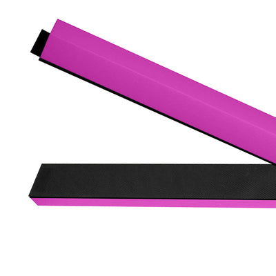BalanceFrom 8 Foot Folding Balance Gymnastics Floor Beam with Handles, Pink - VMInnovations