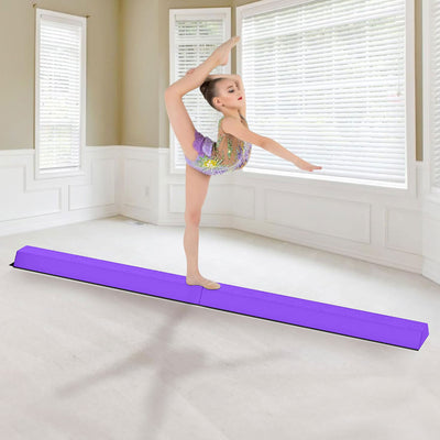 BalanceFrom 9 Foot Folding Balance Gymnastics Floor Beam with Handles (Open Box) - VMInnovations