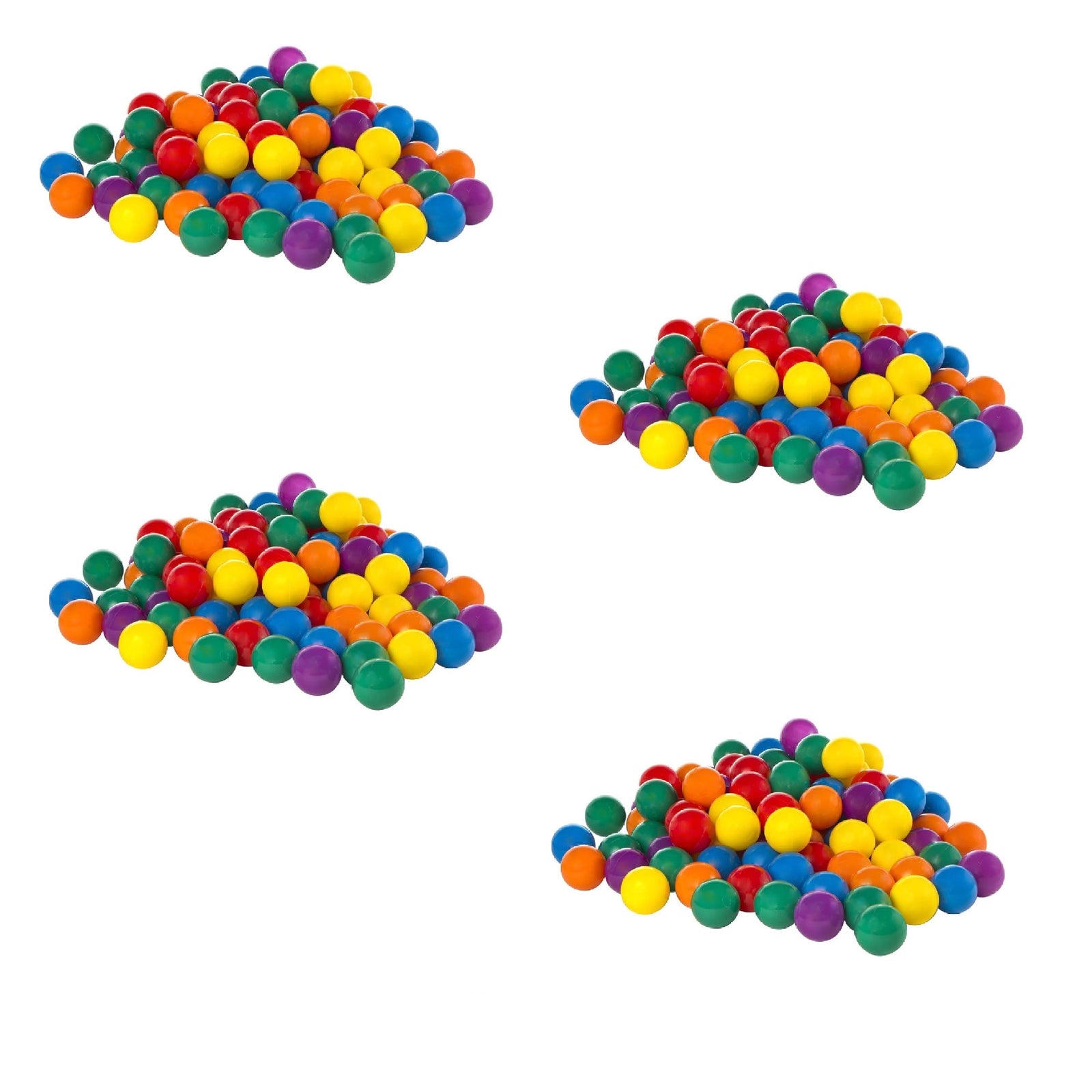 Intex 100-Pack Large Plastic Multi-Colored Fun Ballz For Ball Pits (4 Pack) - VMInnovations