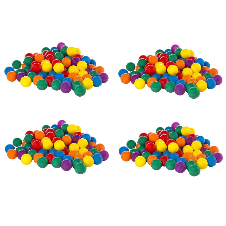 Intex 100-Pack Small Plastic Multi-Colored Fun Ballz for Bounce Houses (4 Pack)