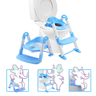 Babyloo 3 In 1 Booster Potty Training System for 1-4 Year Olds, Blue (Open Box)