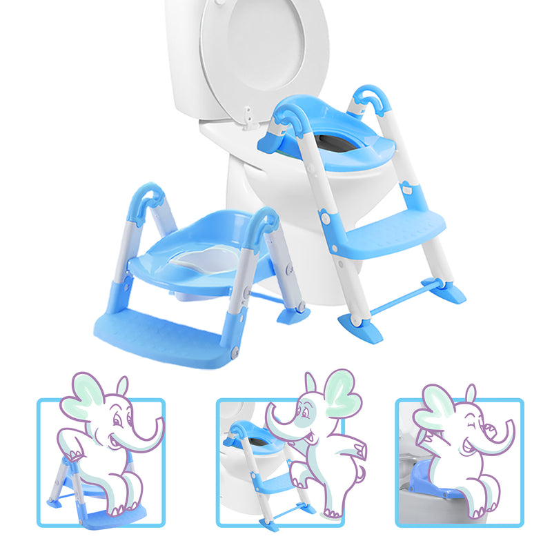 Babyloo 3 In 1 Bambino Booster Potty Training System for 1 to 4 Year Olds, Blue