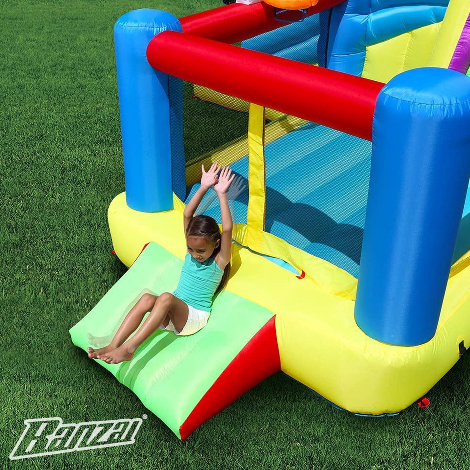 Banzai Toss Like A Boss Giant Pong Game & Climb N Bounce Inflatable Bounce House - VMInnovations