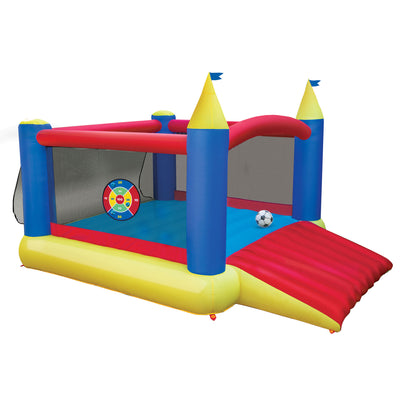 Banzai Toss Like A Boss Giant Pong Game & Slide 'n Score Inflatable Bounce House