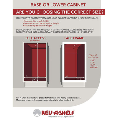 Rev-A-Shelf Sidelines CBSL-181417BZ-3 18" Bronze Pullout Closet Basket (3 Pack)