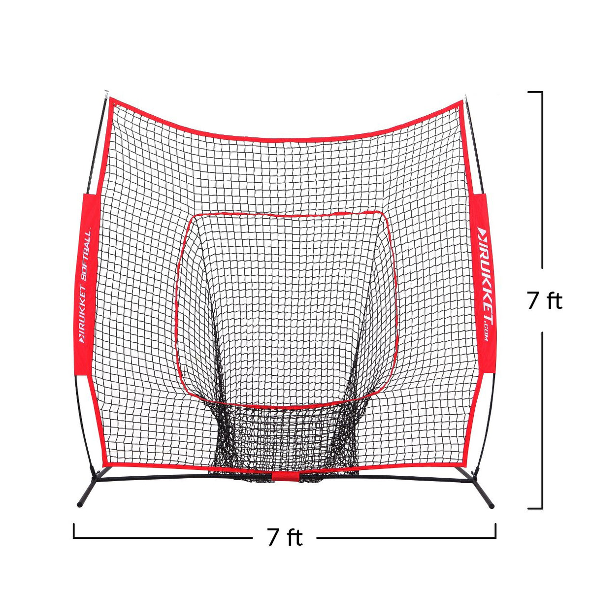 Rukket Sports 7x7 Sock It Baseball and Softball Net with Strike Zone (Open Box)