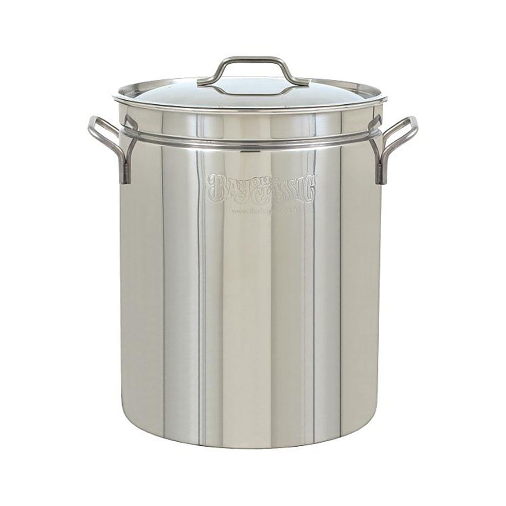 Bayou Classic 44 Quart Boil Fry Steam Cook Soup Stockpot w/ Lid (Open Box)