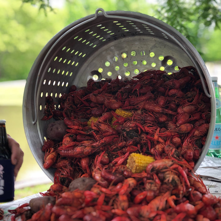 Bayou Classic Large 62 Quart Stainless Steel Pot with Basket (Open Box)