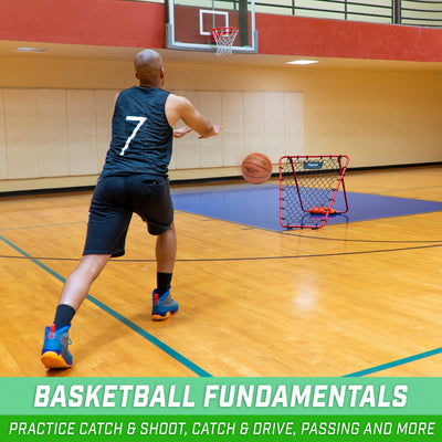 GoSports Basketball Rebounder with Adjustable Frame Indoor Outdoor Training Tool - VMInnovations