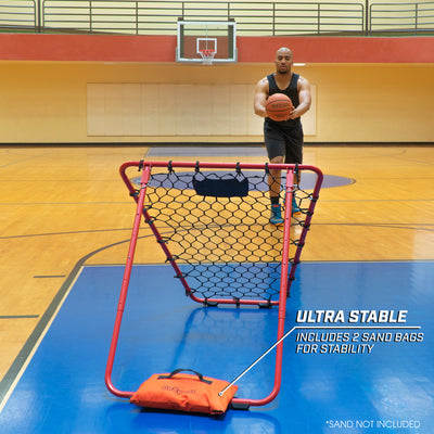 GoSports Basketball Rebounder with Frame Indoor Outdoor Training Tool (Open Box)
