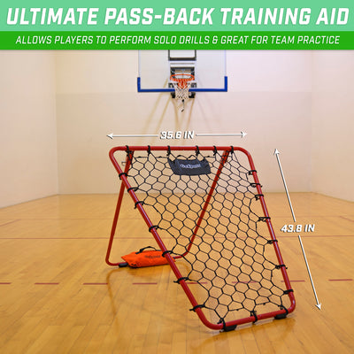 GoSports Basketball Rebounder with Frame Indoor Outdoor Training Tool (Open Box)