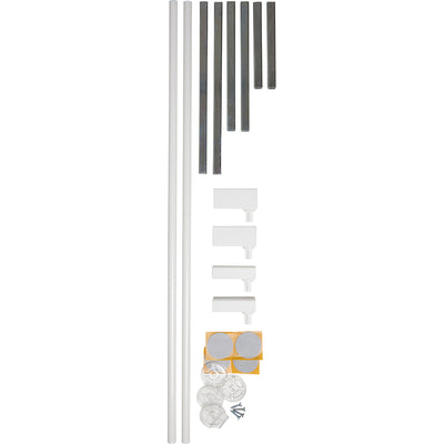 BabyDan Extend A 2 x 2.6" Gate Kit for Premier Doorway Safety Baby Gates, White