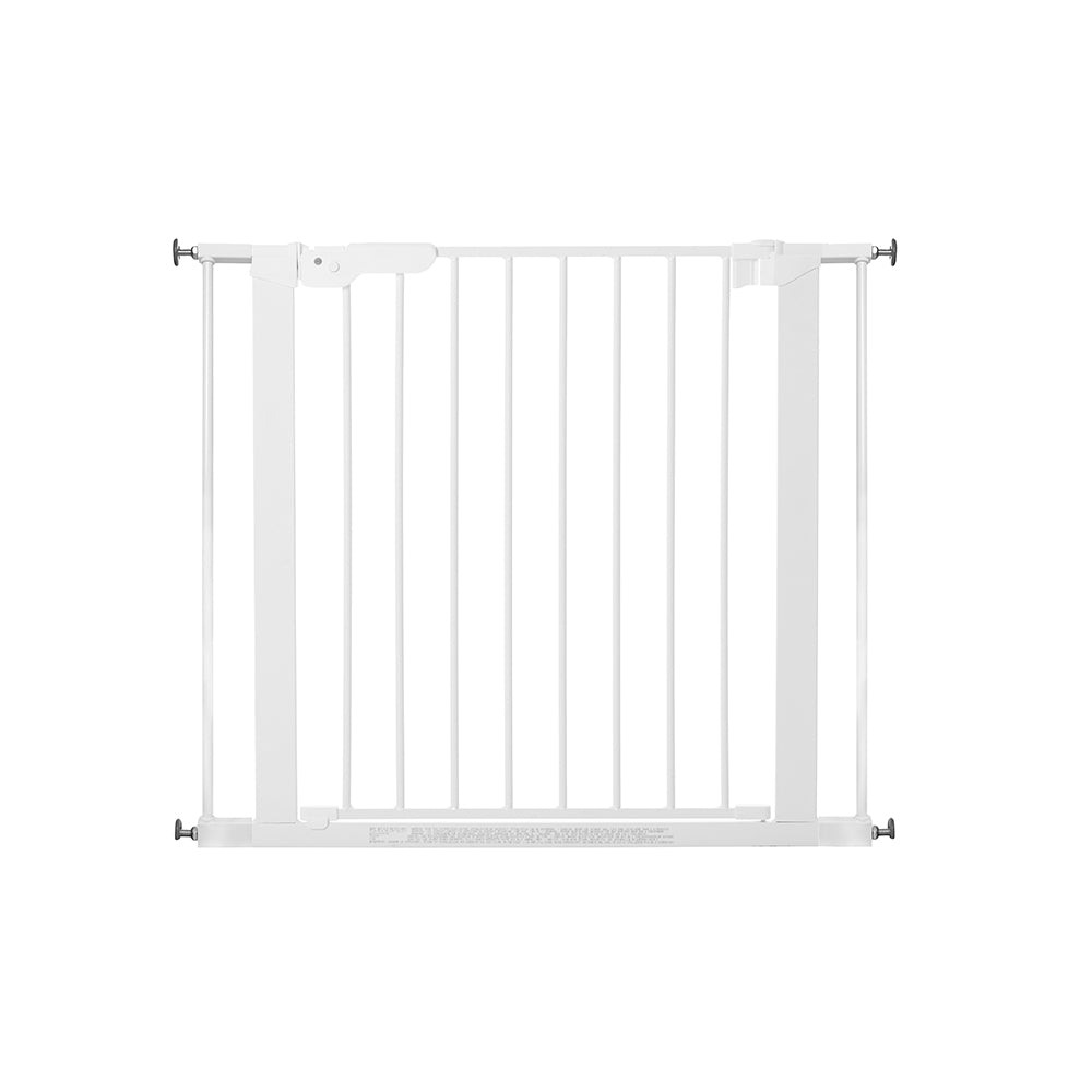 BabyDan Pressure Fit 28.9-36.7 Inch Doorway Safety Baby Gate, White (Open Box)