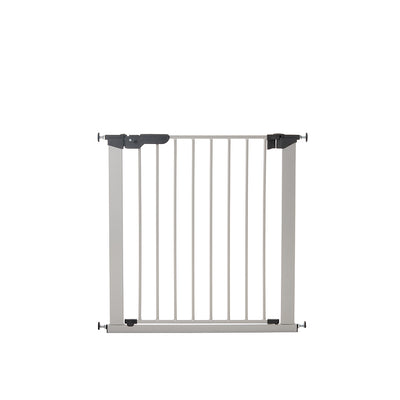 BabyDan Premier True Pressure Fit 28.9-36.7" Baby Gate w/ Extension Kit, Silver - VMInnovations