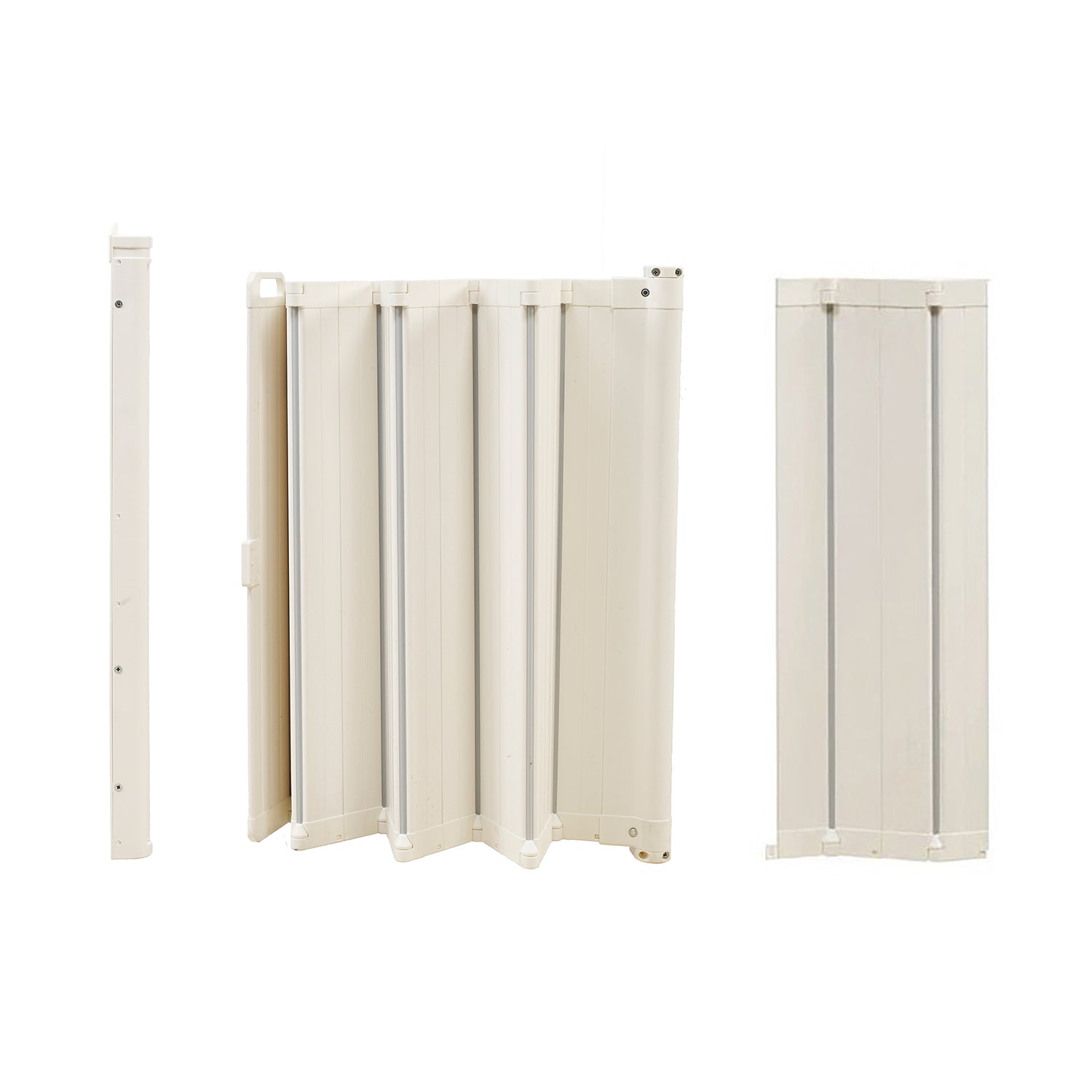 BabyDan Guard Me 25.4-35 Inch Doorway Baby Gate & Extend A Extension, White
