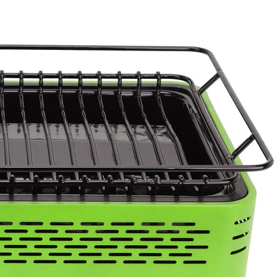 Brentwood BBF-31G Non-Stick Dishwasher Safe Portable Outdoor Barbecue, Green - VMInnovations