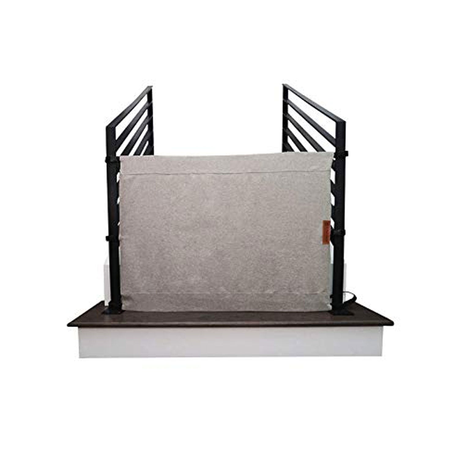 THE STAIR BARRIER 42 to 52 Inch Baby/Pet Gate, Burlap Khaki (Open Box)