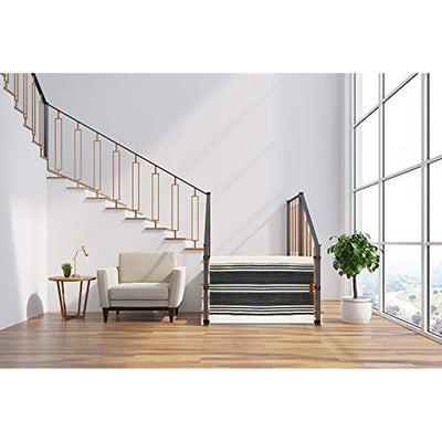 THE STAIR BARRIER 36 to 42" Banister to Banister Baby Pet Gate, Crypton Charcoal - VMInnovations