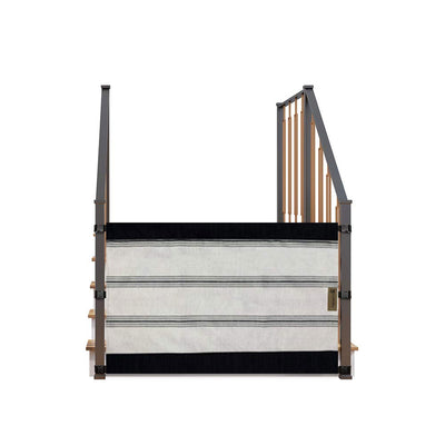 THE STAIR BARRIER 36 to 42" Retractable Banister Baby Pet Gate, Crypton Snow - VMInnovations