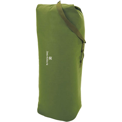 Bear&Bark Military Style Top Load Duffel Bag, 56 x 32 Inch, Green (Open Box)