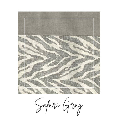 The Stair Barrier 36 to 43 Inch Wall to Banister Baby and Pet Gate, Safari Gray