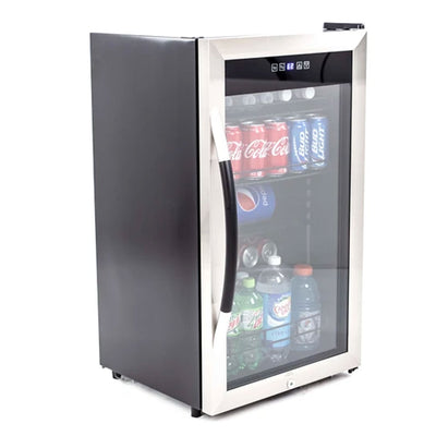 Avanti 3 Cubic Ft 108 Can 4 Shelf Lockable Beverage Refrigerator Cooler (Used)