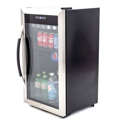 Avanti 3 Cubic Ft 108 Can 4 Shelf Lockable Beverage Refrigerator Cooler (Used)