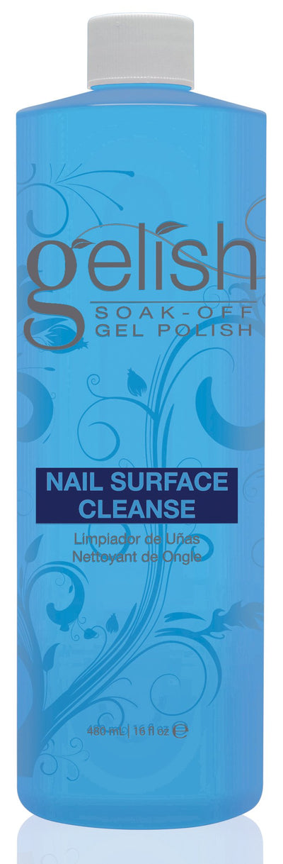 Gelish Nail Gel Top Coat Cleanser (2 Pack) & Nail Polish Remover (2 Pack)