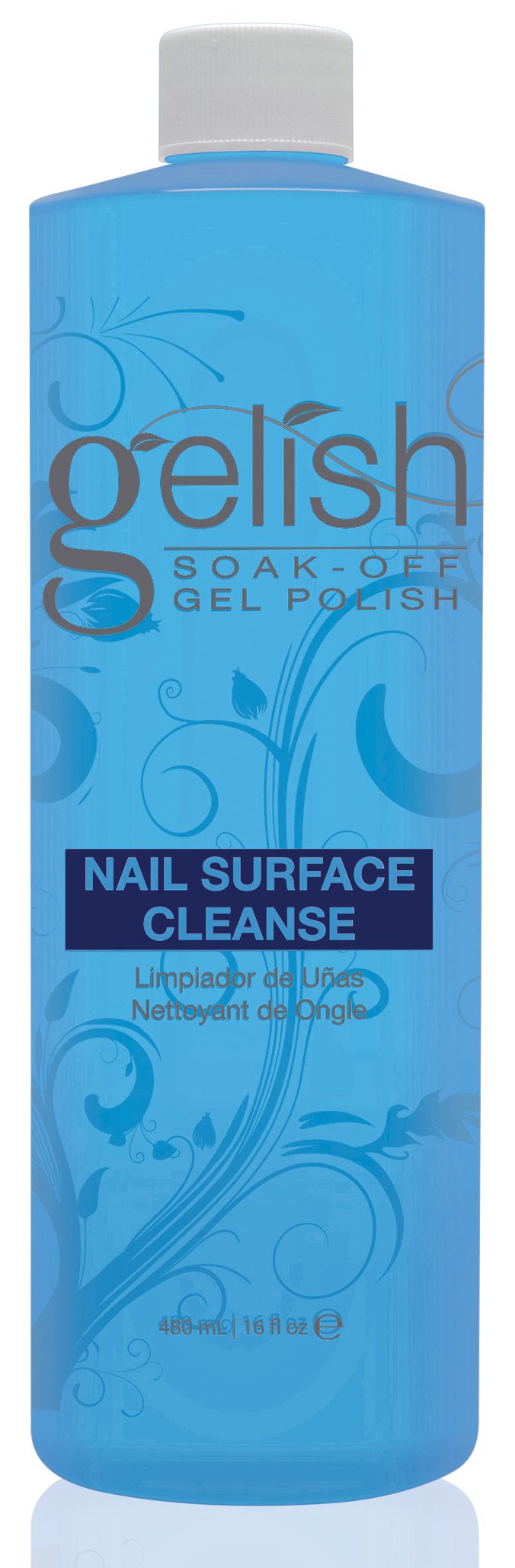 Gelish Nail Gel Top Coat Cleanser (2 Pack) & Nail Polish Remover (2 Pack)