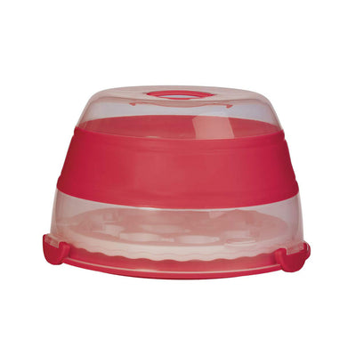 Progressive International Prepworks Collapsible Cupcake Carrier, Red (Open Box)