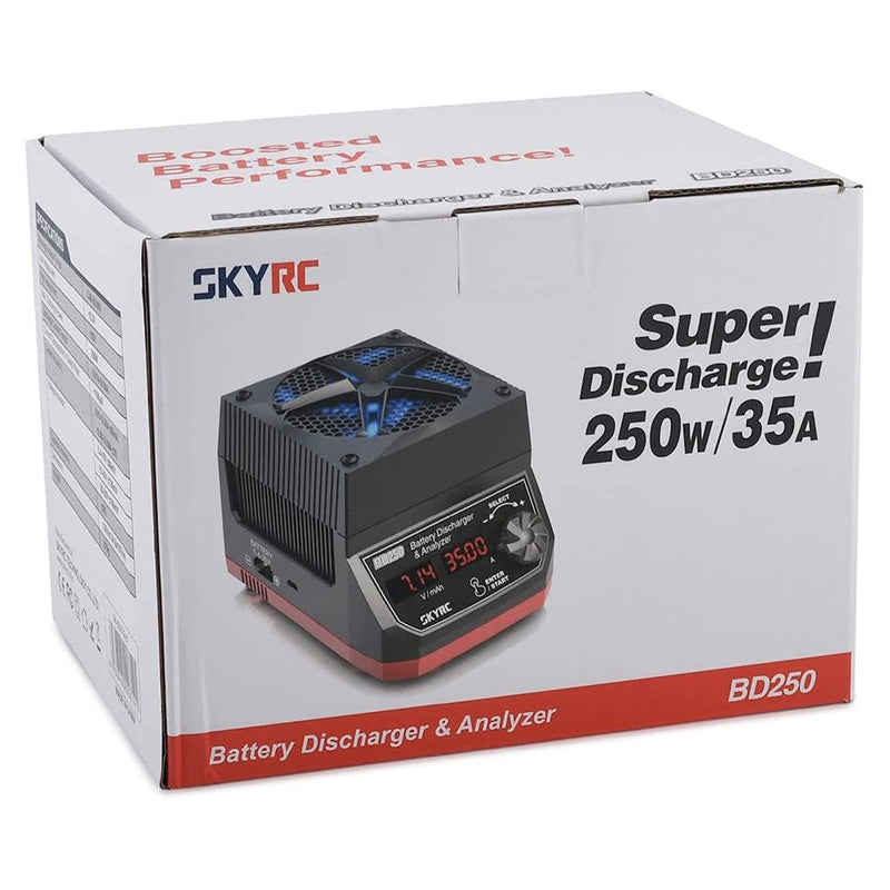 SKYRC 250Watt 35Amp RC Hobby Variable Battery Discharger & Analyzer (For Parts)