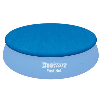 Bestway Pool Debris Cover 15’ Round Pools & Swimline 4' Telescopic Skimmer Net