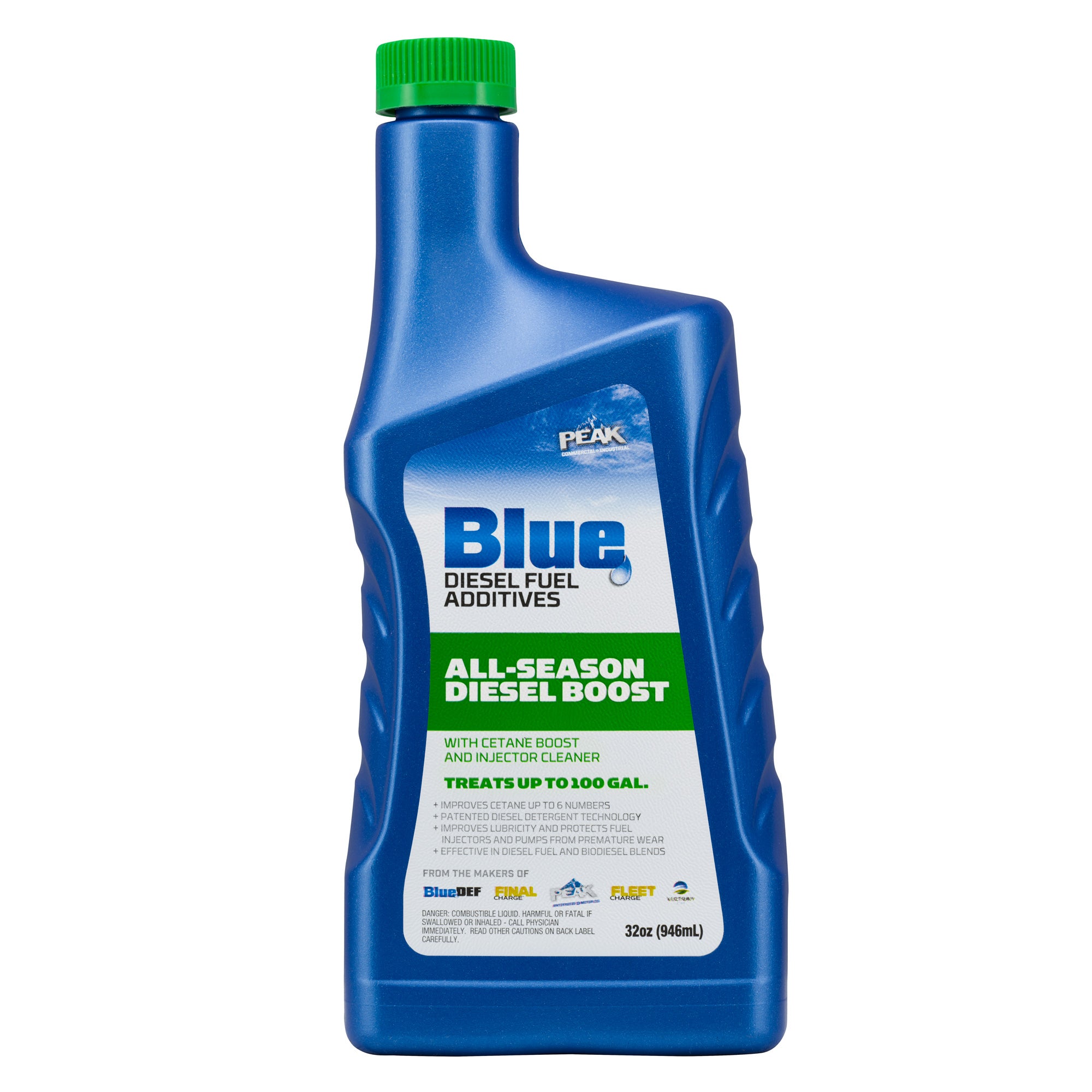 PEAK Blue 32 Ounce Liquid All Season Cetane & Mileage Booster for Diesel Engines