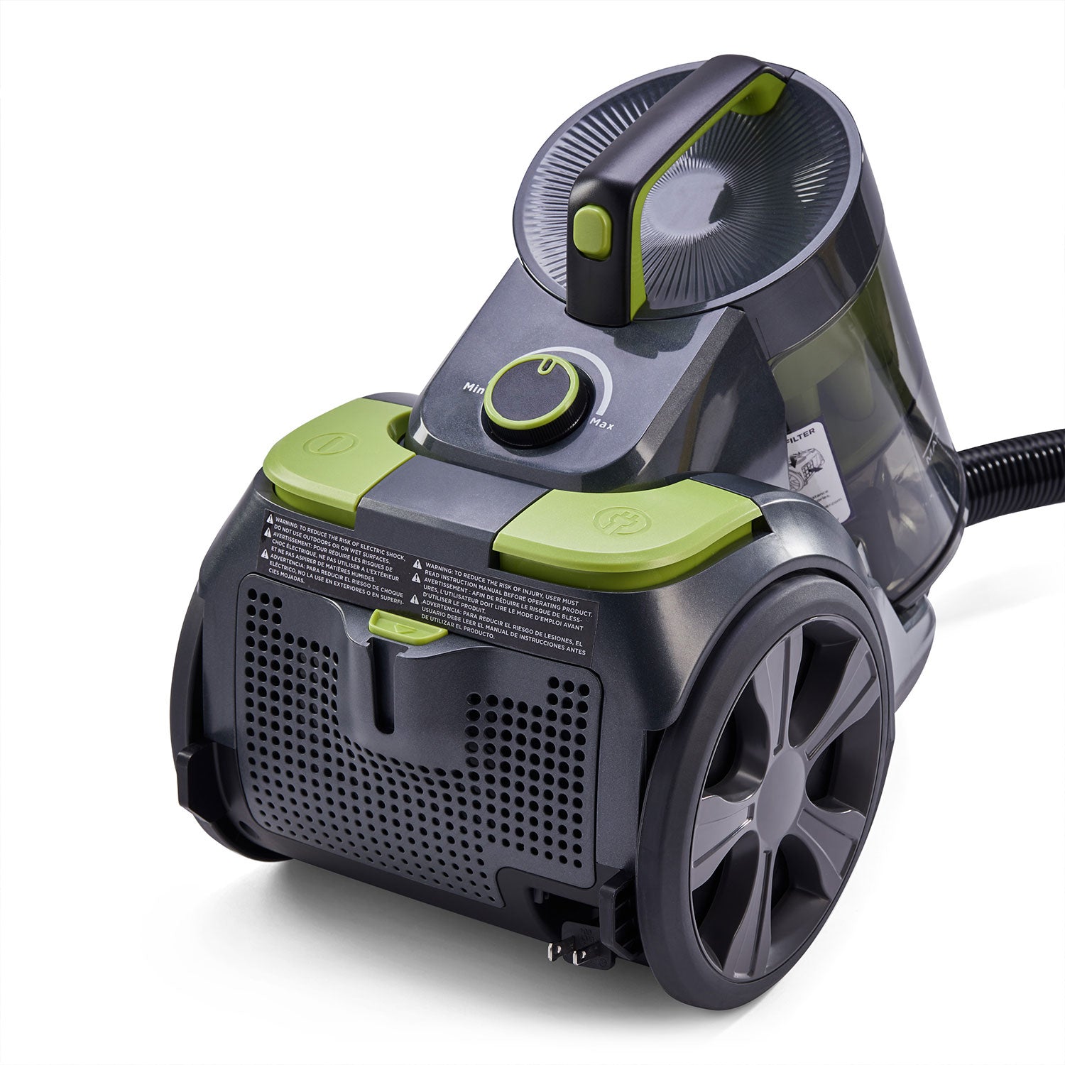 Black and Decker Corded Steam Mop Vacuum Duo w/ Bagless Canister Vacuum Cleaner