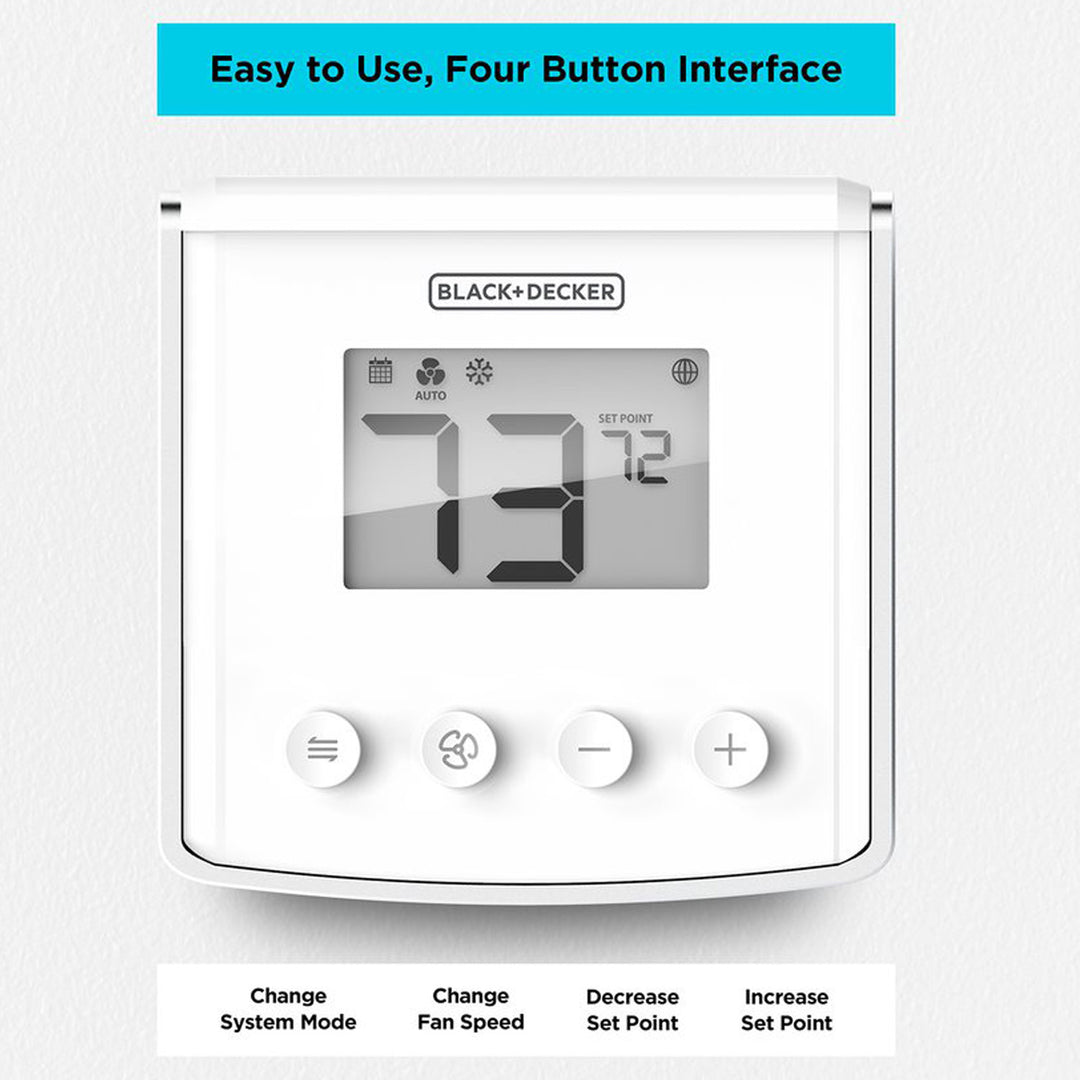 Black+Decker BDXSKSW01 Smart Home Kit with Smart Thermostat, Light, and Plug - VMInnovations