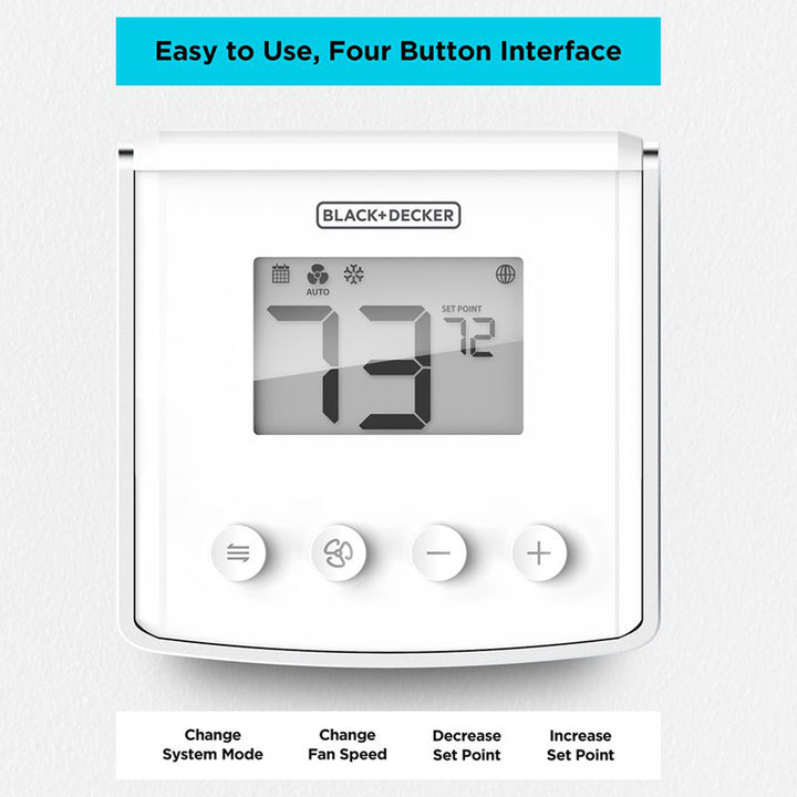 Black+Decker BDXSKSW01 Smart Home Kit with Smart Thermostat, Light, and Plug - VMInnovations