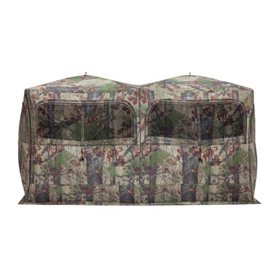 Barronett Blinds Big Beast Backwoods Double Wide Hub Hunting Blind, Camo (Used)