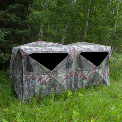Barronett Beast Backwoods Camo Double Wide Hub Hunting Blind (Open Box)